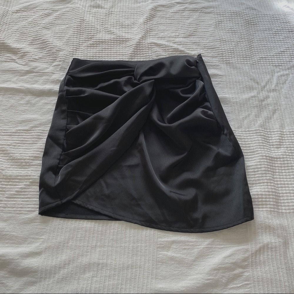 Nasty Gal Knot Front Mini Skirt